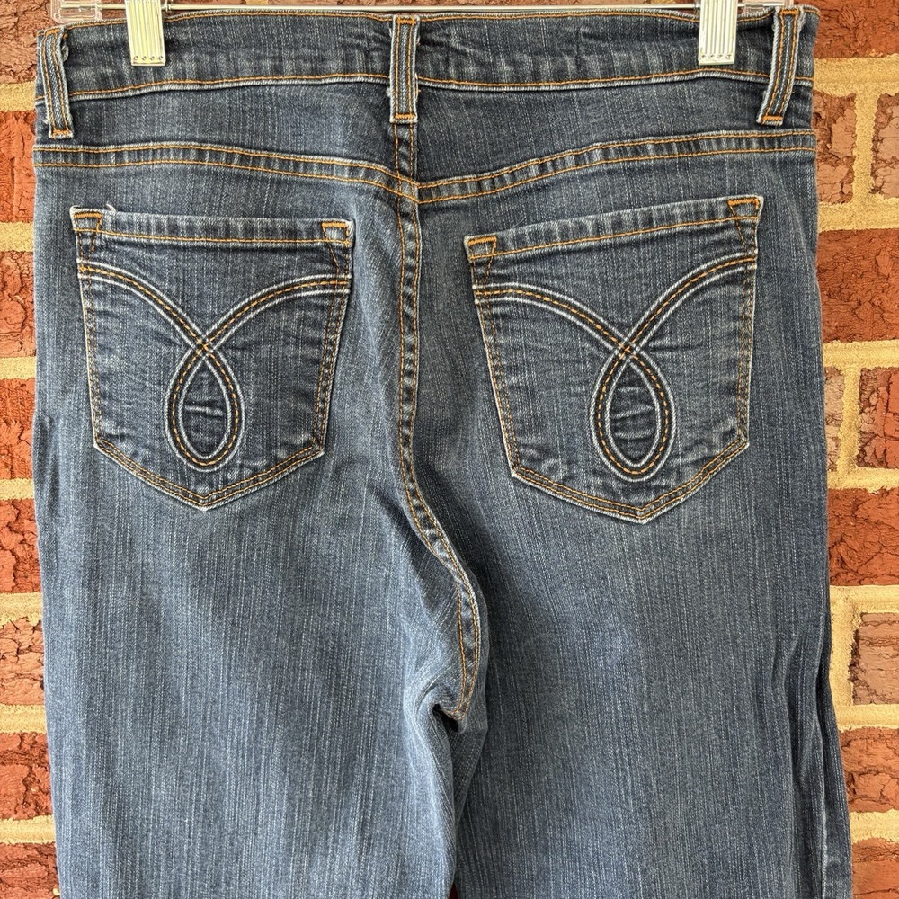 NYDJ Tummy Tuck High Rise Bootcut Jeans Womens 8 Dark Wash 30X30 Made in USA - Picture 7 of 9